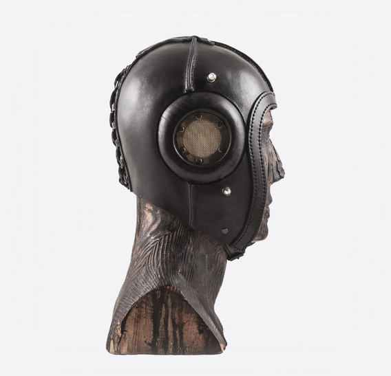 321 Steampunk Art Leather Gas Mask