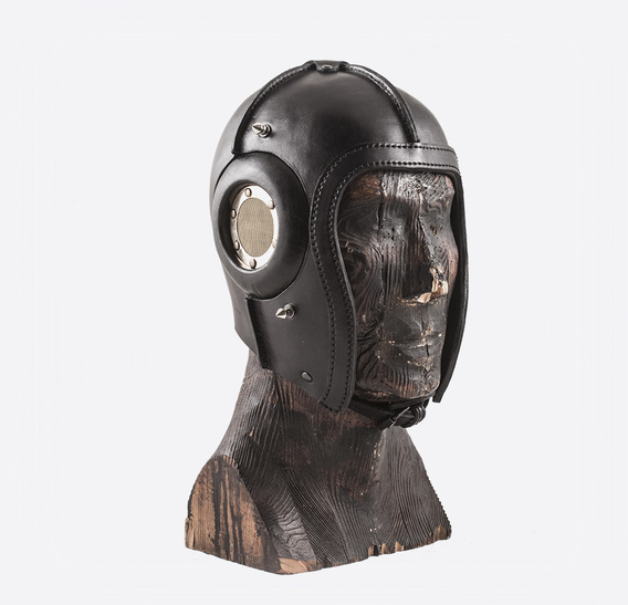 321 Steampunk Art Leather Gas Mask