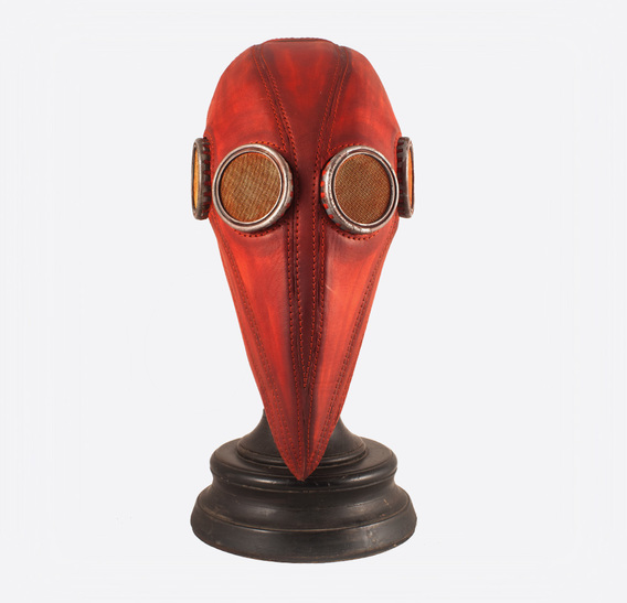 ΣΑΛΩΜΗΣ bag Red Plague Doctor Art Leather Mask