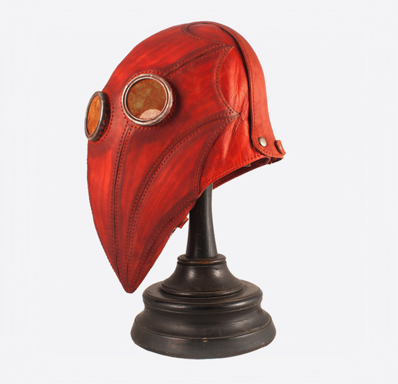 ΣΑΛΩΜΗΣ bag Red Plague Doctor Art Leather Mask