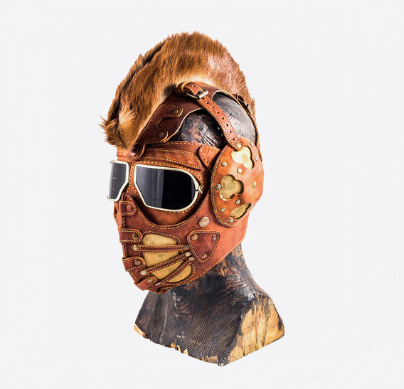 Ginger Mohawk Art Leather Mask