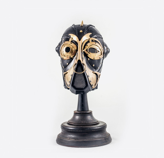Senior Inspector Steampunk Art Leather Mask