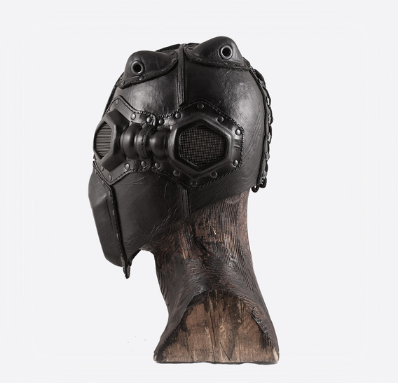Deathwisher Leather Gas Mask