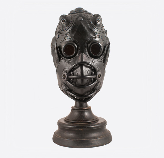 Tooth Monster Steampunk Leather Art Gasmask