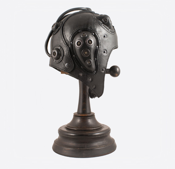 Tooth Monster Steampunk Leather Art Gasmask