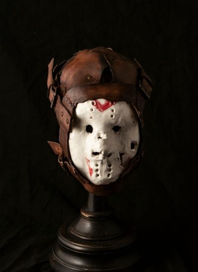 Jason mask with ceramic face