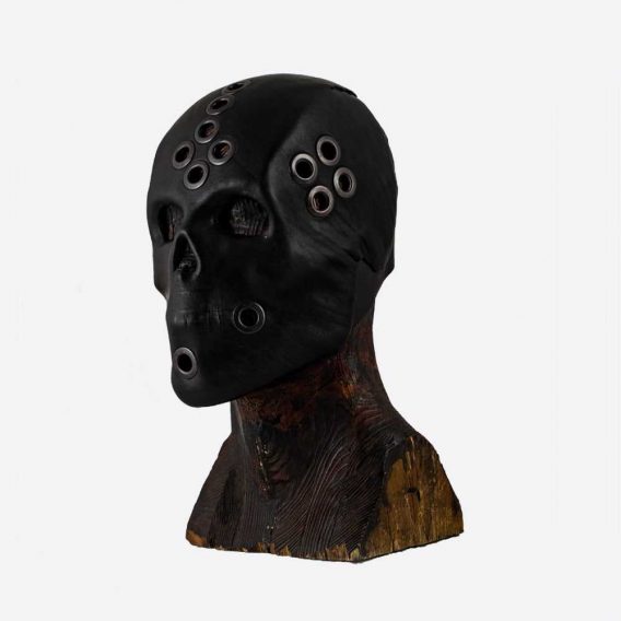Technoshaman Black Skull Mask