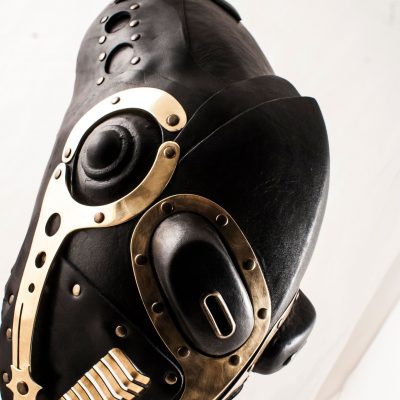 Maya Steampunk Leather Gas Mask