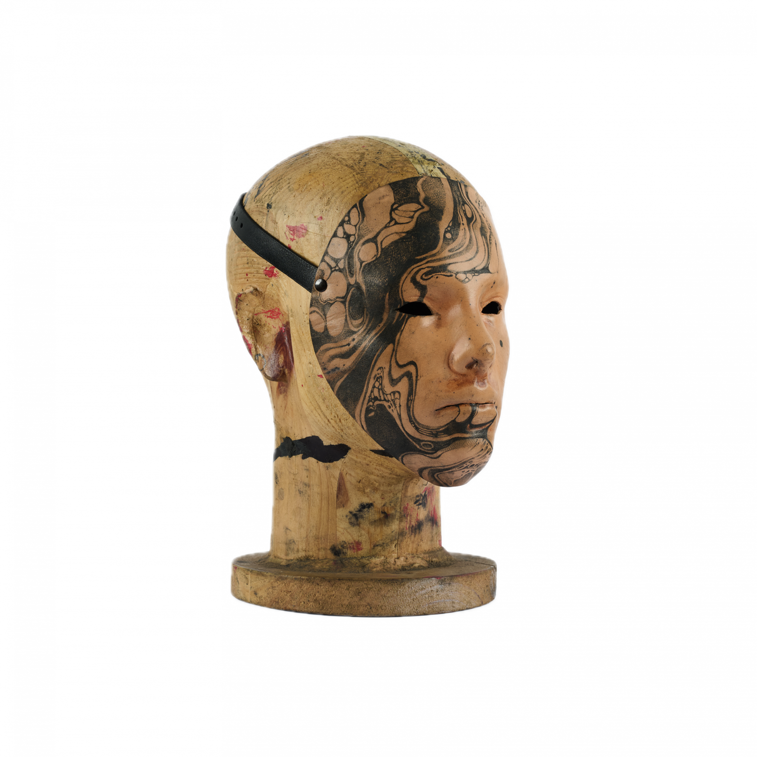 NEUTRAL TATTOED WOMAN MASK